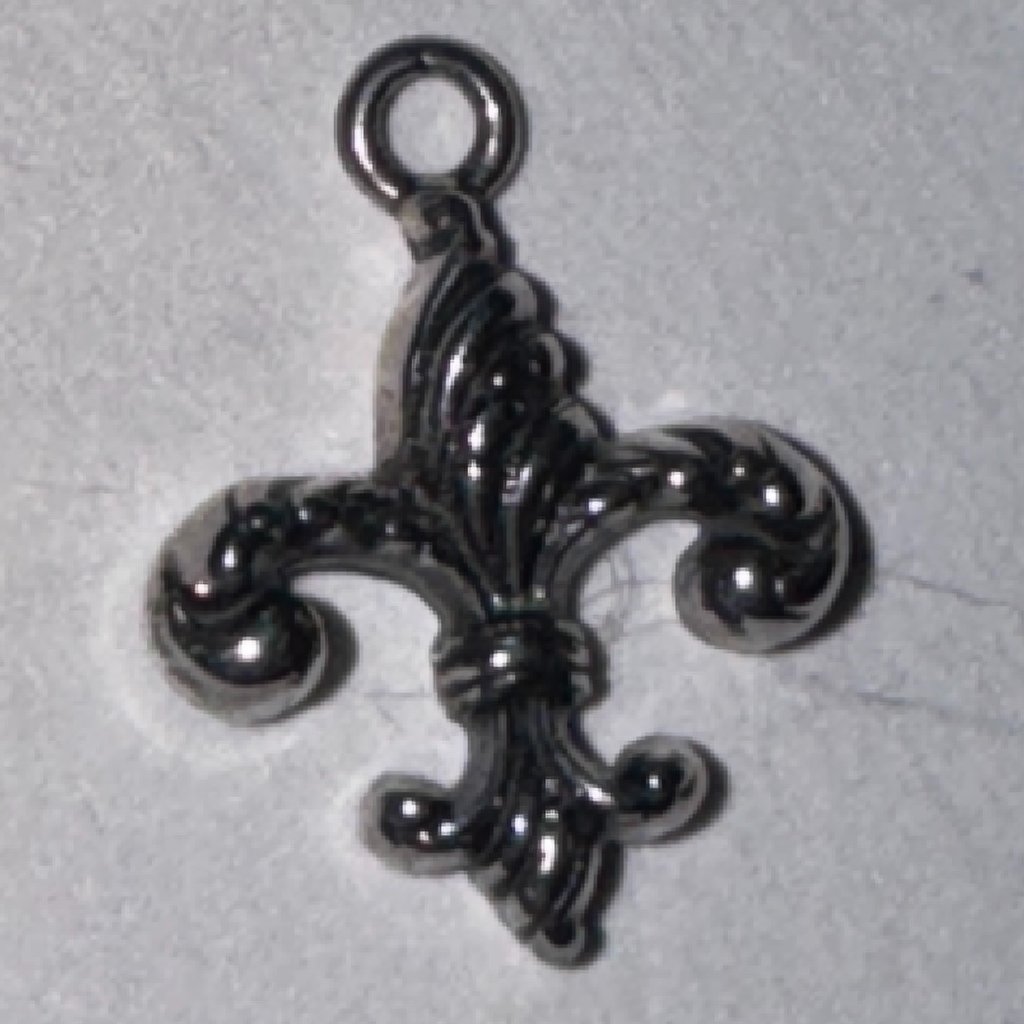 Fleur De Lis Sterling Silver Pendant 25$